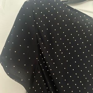 Above knee polka dot dress